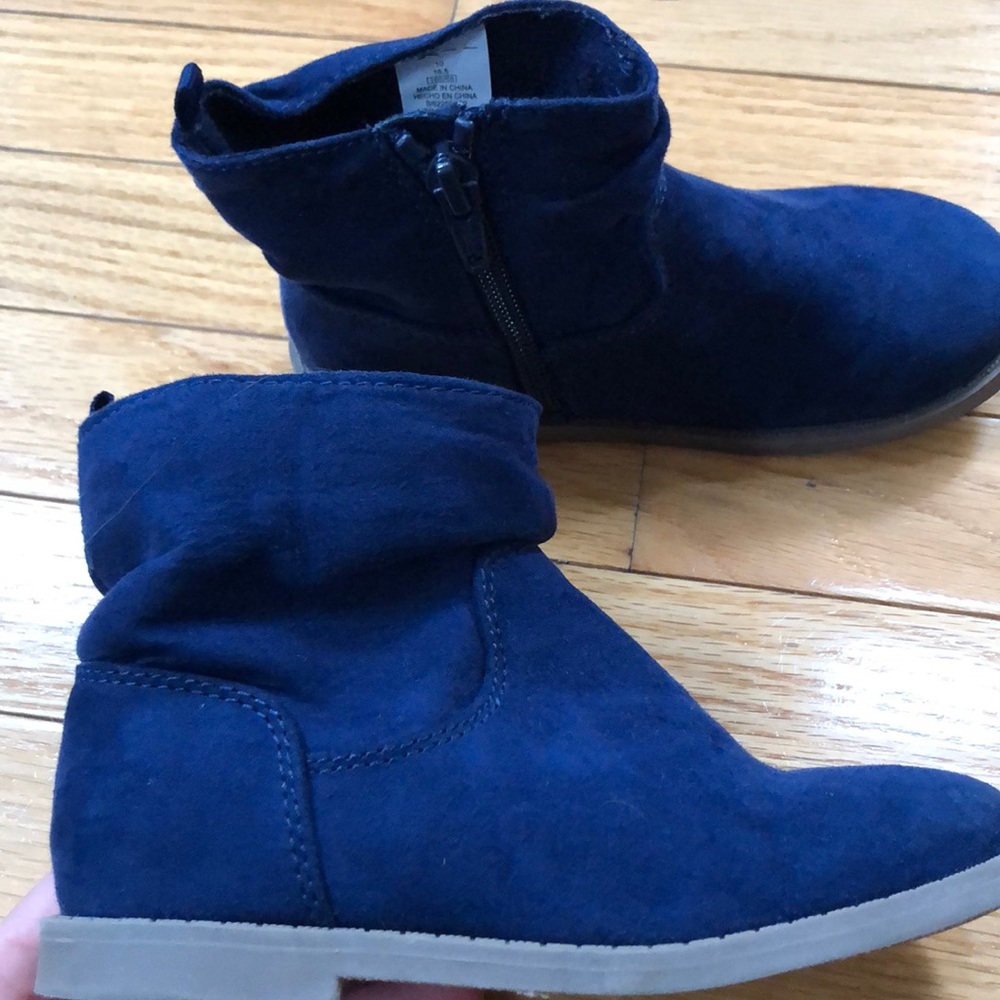 Old Navy Booties Navy Blue